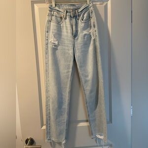 American Eagle Outfitters Light Blue Straight Leg Jeans